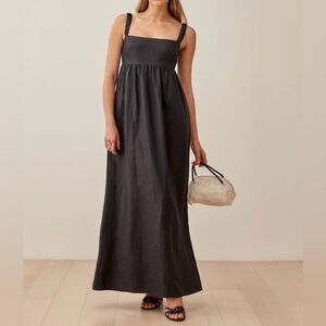 NWOT Reformation Tana Linen Dress Maxi Linen Dress Summer Holiday Dress Size M